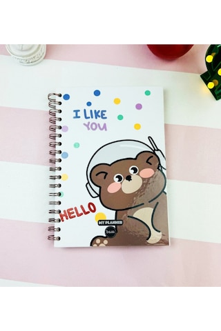 I Like You Tasarımlı Konuşan Ajanda Çok Renkli