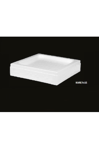Alika 120x120 Kare H:21 Panelli Duş Teknesi