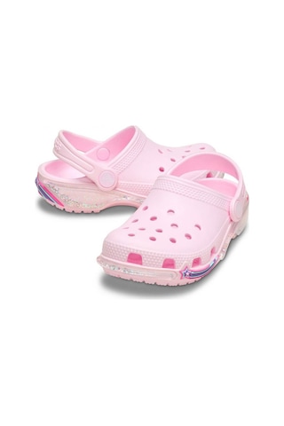 Crocs Classic Star Sparkle Shaker Clog K Çocuk Terlik - Pembe Pembe