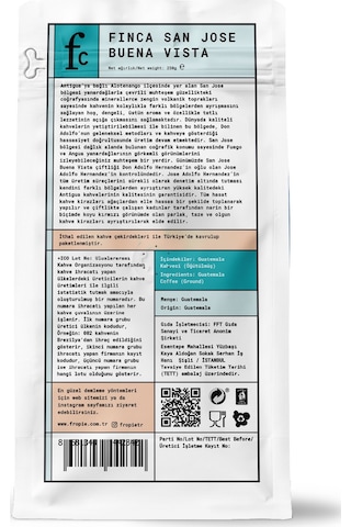 Fropie Nitelikli Kahve Guatemala Öğütülmüş 250 G