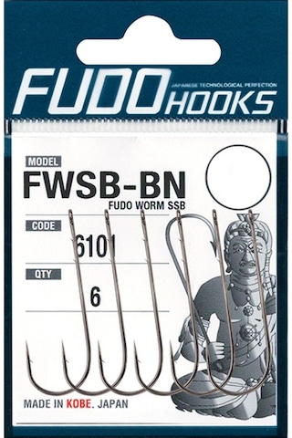 Fudo 6101 Worm Ssb Black Nikel Tekli İğne - 5/0