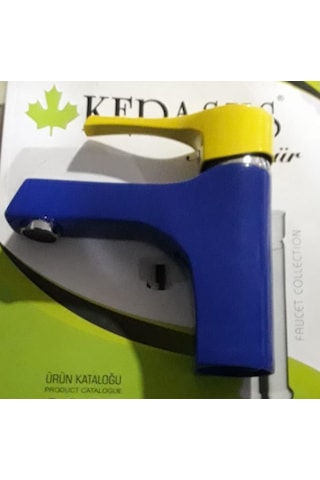 Kerasus Sun Serisi - Mix Lavabo Bataryası 35ø Sarı Mavi