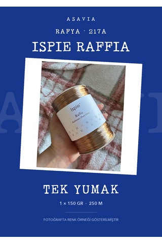 Asavia Ispie Rafya İp Çanta Ve Şapka Örgü İpi 150 Gr 250 M 217a