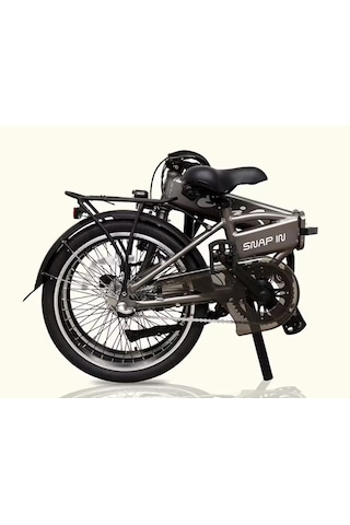 Enik Bikes Snap In 20 Jant Elektrikli Katlanır Bisiklet Gri