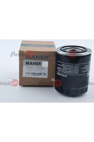 H100/K2500/K2700/STAREX Kısa Tip Yağ Filtresi [MAHER] 263104A000