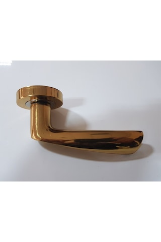 Çelik Kapı Kolu Rozetli Turna Albrifin Saten Sağ