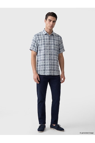 Lcwaıkıkı Classic Yeşil Regular Fit Ekose Armürlü Erkek Gömlek
