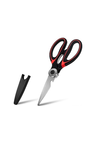 Wezone Çok Amaçlı Ultra Keskin Çelik Mutfak Makasları - Tavuk, Et, Balık, Sebze Ve Otlar İçin Güçlü K Kesici