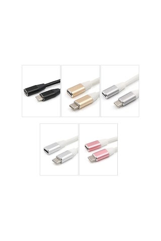 Xiyyadms Usb 3.1 Type-c Ertirme Kablosu 1m , Tam Fonksiyonlu Şarj-verici-video, Hem Cep Telefonuna Hem Bilgisayara Uygun, İnce Tasarım, Siyah