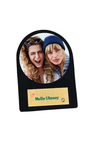 Arkadaşlara Özel Fotoğraflı Ahşap Masa Üstü Çerçeve