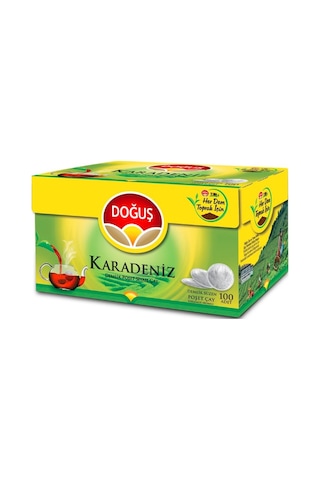Doğuş Karadeniz Bergamot Aromalı Siyah Süzen Demlik Poşet Çay 3'lü 100 x 3.2 G Doğuş Karadeniz Bergamot Aromalı Siyah Süzen Demlik Poşet Çay 3'lü 100 x 3.2 G