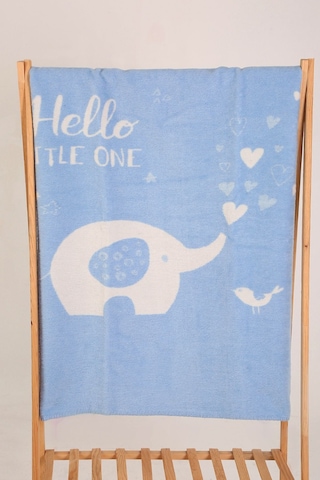 Yumuşak Bebek Çocuk Battaniyesi Mevsimlik 90x100 Cm Sb 885 Mavi