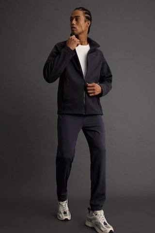 Defacto Defactofit Su İtici Slim Fit Dar Kesim Fermuarlı Softshell Yağmurluk E9495ax25auar214 Antrasit