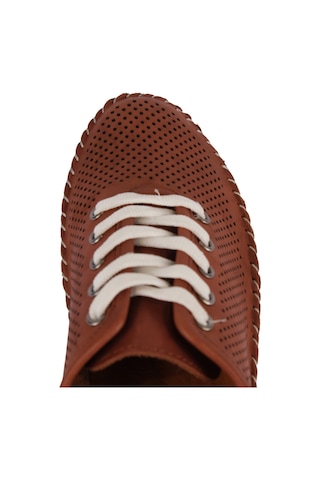 Napa Shoes Kadın Bağcıklı Delikli Rahat Taban Hafif Casual Ayakkabı Napa-60l Taba