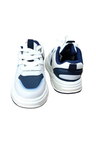 Cool Jacop Flt Çocuk Bağcıklı Sneaker Spor Beyaz - Lacivert Beyaz - Lacivert