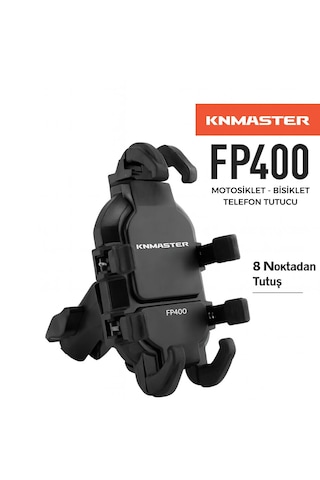 Kn Master Fp 400 8 Nokta Telefon Tutucu SİYAH-LOGOLU