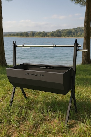 Alevra Mangal Kuzu Çevirme Mangalı Diğer