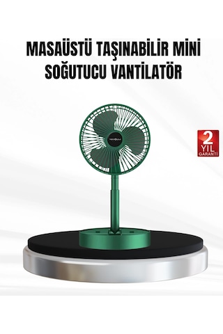 Znv Zenvia Mey İthalat Şarjlı Mini Fan Katlanabilir 3 Hız Ayarlı Taşınabilir Tasarımlı Znv2025 Cmn