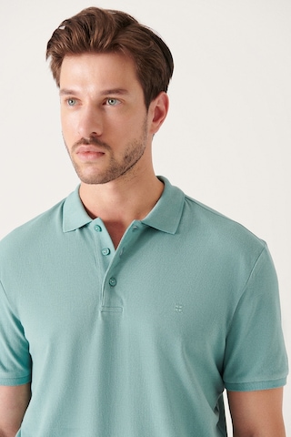 Avva E001004 Serin Tutan Standart Fit Normal Kesim Erkek Polo Yaka T-Shirt - Su Yeşili Mint