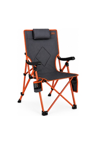 Madfox Flexlounge 3x Katlanabilir Kamp Sandalyesi Turuncu