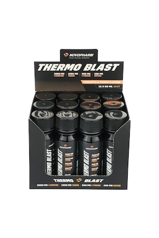 Novopharm Thermo Blast L-carnitine 60 Mlx12 Shot Ananas&mango