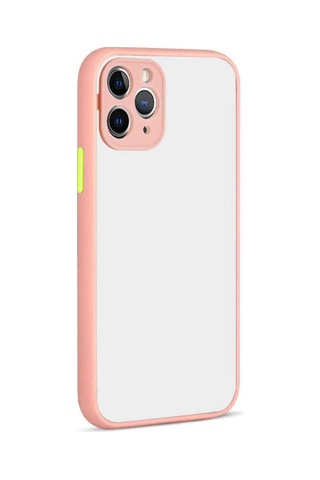 Apple Uyumlu iPhone 12 Pro Max Kılıf Zore Hux Kapak Pembe