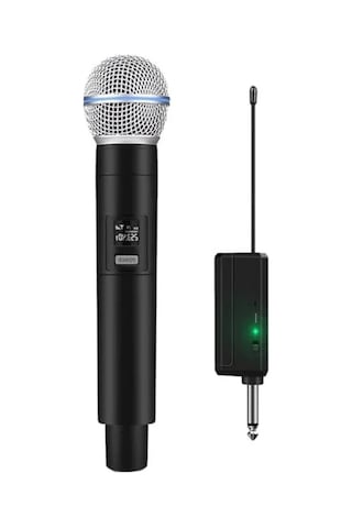 Kablosuz Mikrofon Sistemi 600 Hz - 800 Khz, Amfi Hoparlör İle Kullanım
