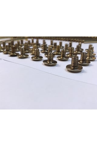 8 CM Dosya Klasör Menü Kartela Vidası Sarı Renk Paket Içeriği 100