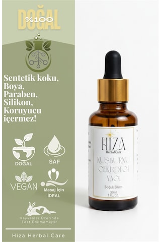 Hiza Herbal Care Doğal Kuşburnu Çekirdeği Yağı 30 Ml