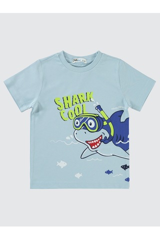 Civil Boys Erkek Çocuk Pijama Takımı 2-5 Yaş Buz Mavi Buz Mavi