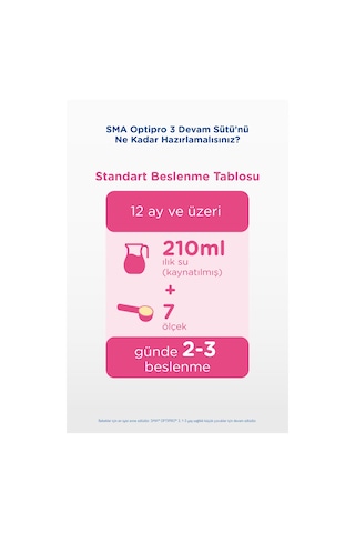 SMA Optipro 3 Probiyotik Devam Sütü 1200 G