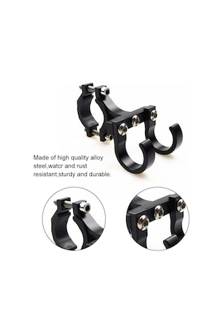 Xbyc 2147 Bisiklet Elektrikli Motosiklet Ve Scooter Alüminyum Gidon Eşya Taşıma Kancası Kırmızı