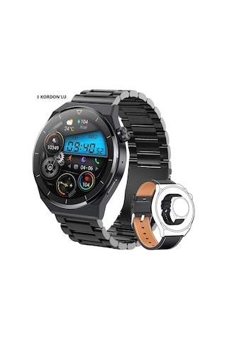 Yuvarlak Spor Klasik Arama Yapan Erkek Akıllı Saat Android Ve Ios Huawei Iphone Samsung Uyumlu