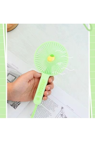 Avuç İçi Taşınabilir Şarjlı Vantilatör Mini El Fanı Ys-2289 Yeşil