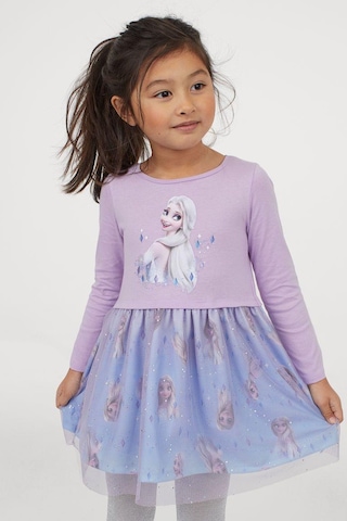 Elsa Kız Çocuk Elbise St08470 LİLA