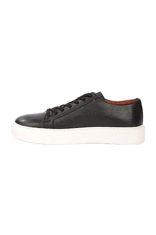 Beverly Hills Polo Club Marcomen 17136 Hafif Taban Deri Sneakers Erkek Ayakkabı Siyah