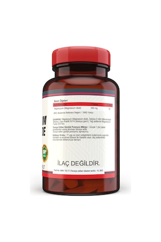Nevfix Magnesium Oxide Magnezyum 250 MG 120 Tablet