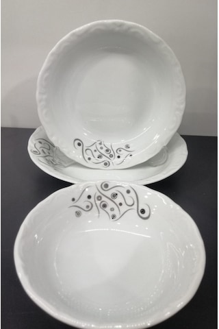 Porland Porselen Yakamoz 18 Parça 6 Kişilik Yemek Takımı