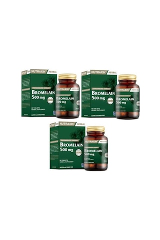 Nutraxin Bromelain 60 Tablet 3 Adet