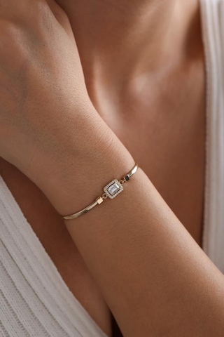 14 Ayar Altın Yılan Zincirli Baget Bileklik Sarı Altın