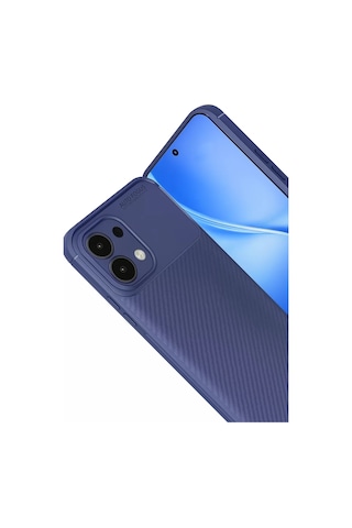 Newface Oppo A6 Pro 4g Auto Focus Karbon Kapak - Lacivert