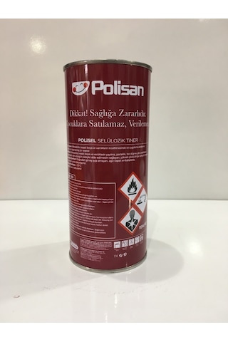 Polisan Polisel Selülozik Tiner 0,9 Lt. (457587251)