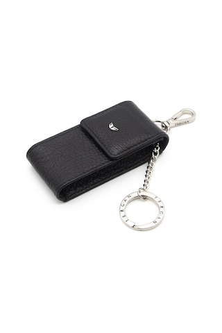 Siyah Deri Unisex Anahtarlık 0095a41
