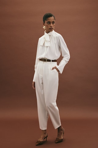 Sateen Lena Havuç Pantolon - Ekru-136962 Ekru