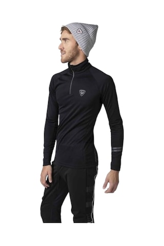 Rossıgnol Rossignol Poursuite 1/2 Zip Erkek Siyah Içlik Üst Blk Siyah