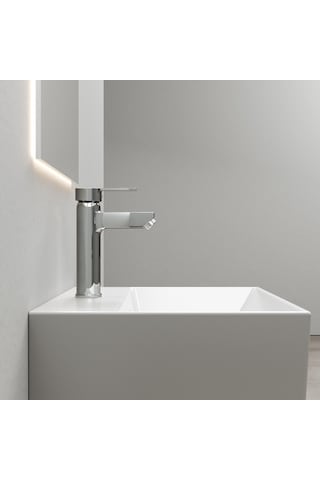 Nuss Safir Lavabo Bataryası- Krom Krom
