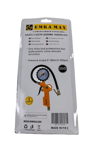Emka Max Saatli Lastik Şişirme Tabancası