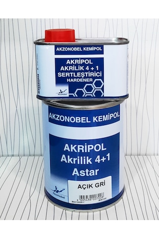 Akzo 4+1Akrilik Astar 1Litre+ Sertleştirici 250Ml
