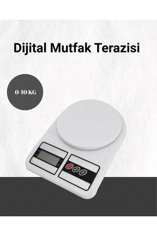 Hepsi Hassas Ölçüm İçin Dijital Mutfak Tartısı 10 Kg Kapasiteli Najmaddin Diğer