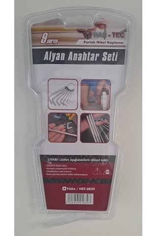 Has-tec 9 Lu Yıldız Tork Alyan Seti